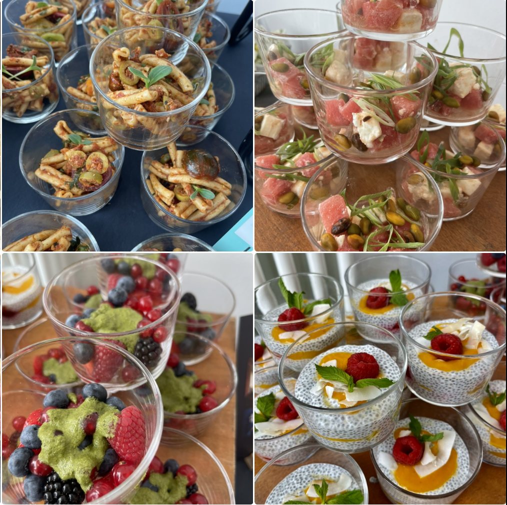Event-Catering: Fingerfood und Desserts in Gläsern